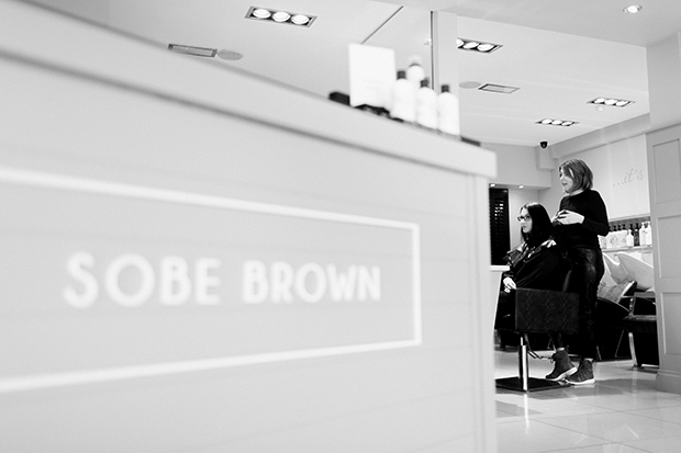 Sobe Brown Hair Salon // onefabday.com