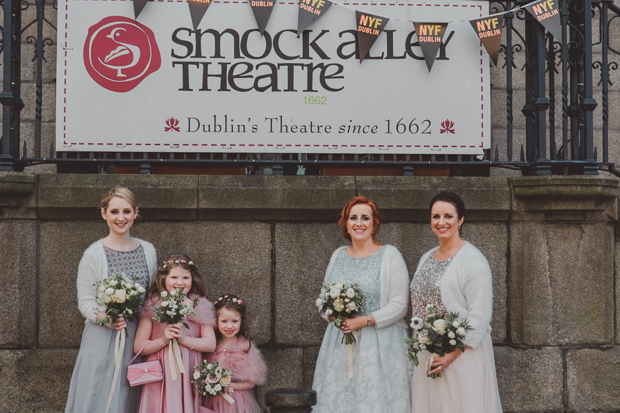 Beautiful Winter Wedding at Smock Alley Theatre and The Anglers Rest by Weddings by Kara