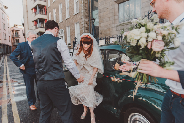 Beautiful Winter Wedding at Smock Alley Theatre and The Anglers Rest by Weddings by Kara