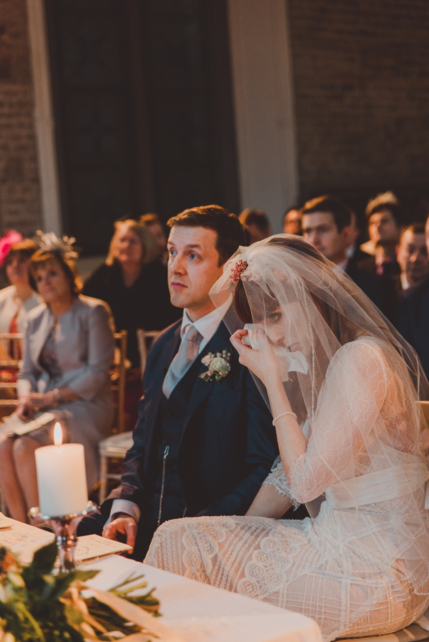 Beautiful Winter Wedding at Smock Alley Theatre and The Anglers Rest by Weddings by Kara