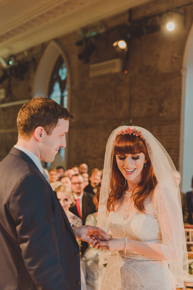 Beautiful Winter Wedding at Smock Alley Theatre and The Anglers Rest by Weddings by Kara