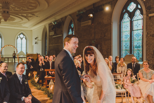 Beautiful Winter Wedding at Smock Alley Theatre and The Anglers Rest by Weddings by Kara