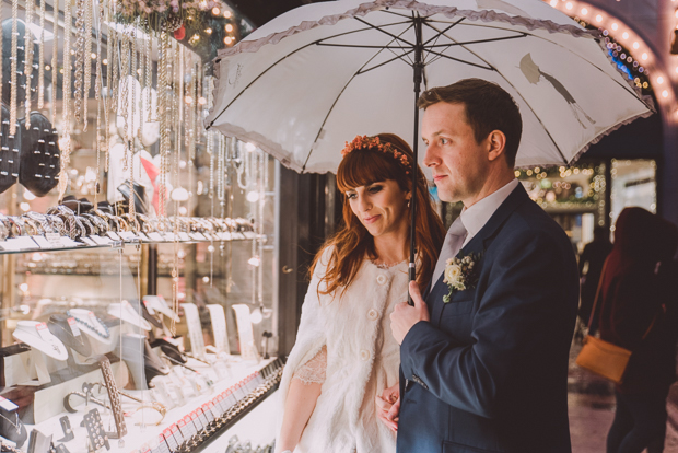 Beautiful Winter Wedding at Smock Alley Theatre and The Anglers Rest by Weddings by Kara