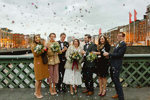 Beautiful Winter Wedding at Smock Alley Theatre, Styled by Sweet Pea and Violet and Captured by Peter Carvill Photography | see the rest of this wedding on onefabday-com.go-vip.net