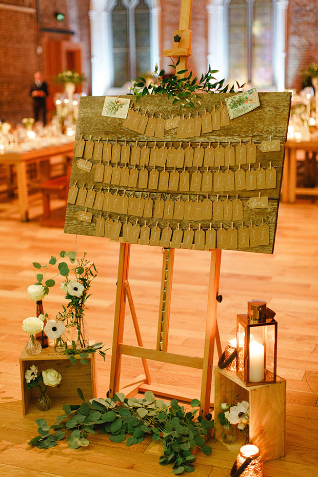 Beautiful Winter Wedding at Smock Alley Theatre, Styled by Sweet Pea and Violet and Captured by Peter Carvill Photography | see the rest of this wedding on onefabday.com