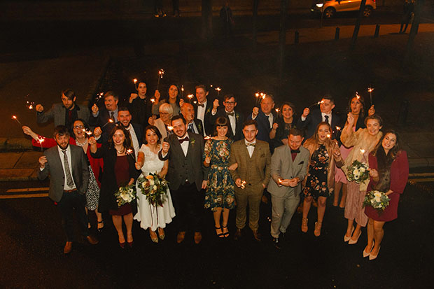 Beautiful Winter Wedding at Smock Alley Theatre, Styled by Sweet Pea and Violet and Captured by Peter Carvill Photography | see the rest of this wedding on onefabday.com