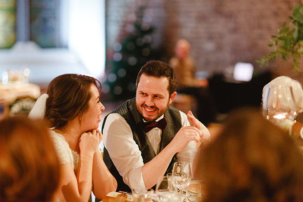 Beautiful Winter Wedding at Smock Alley Theatre, Styled by Sweet Pea and Violet and Captured by Peter Carvill Photography | see the rest of this wedding on onefabday.com