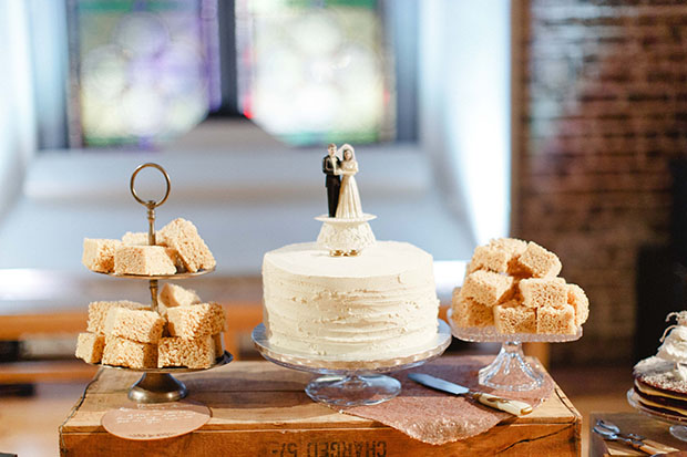 Beautiful Winter Wedding at Smock Alley Theatre, Styled by Sweet Pea and Violet and Captured by Peter Carvill Photography | see the rest of this wedding on onefabday.com