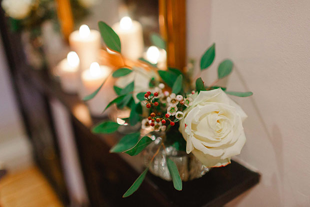 Beautiful Winter Wedding at Smock Alley Theatre, Styled by Sweet Pea and Violet and Captured by Peter Carvill Photography | see the rest of this wedding on onefabday.com