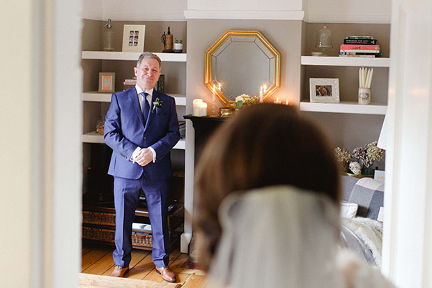 Beautiful Winter Wedding at Smock Alley Theatre, Styled by Sweet Pea and Violet and Captured by Peter Carvill Photography | see the rest of this wedding on onefabday.com