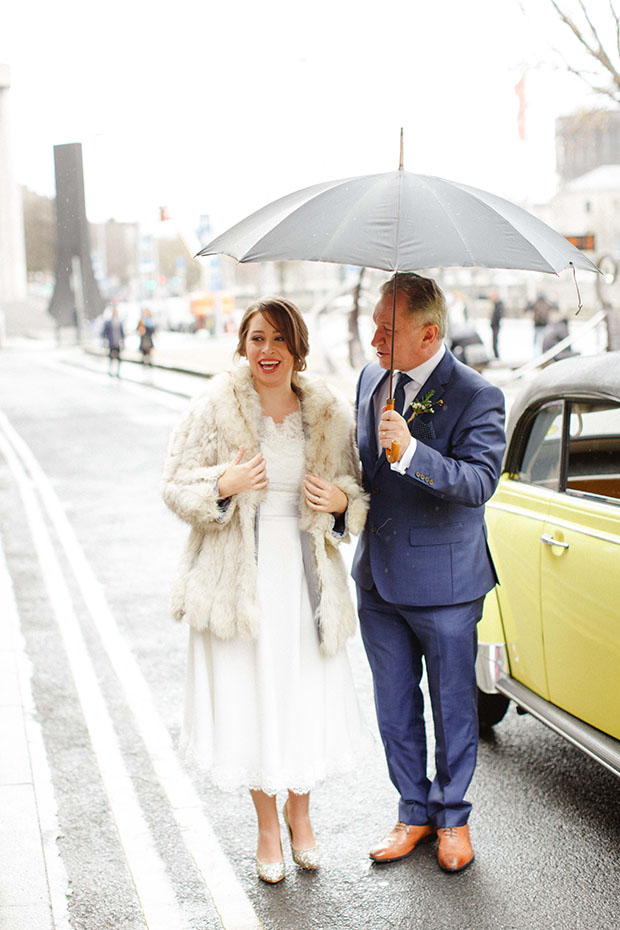 Beautiful Winter Wedding at Smock Alley Theatre, Styled by Sweet Pea and Violet and Captured by Peter Carvill Photography | see the rest of this wedding on onefabday.com