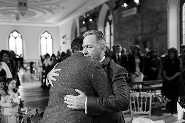 Beautiful Winter Wedding at Smock Alley Theatre, Styled by Sweet Pea and Violet and Captured by Peter Carvill Photography | see the rest of this wedding on onefabday.com