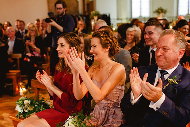 Beautiful Winter Wedding at Smock Alley Theatre, Styled by Sweet Pea and Violet and Captured by Peter Carvill Photography | see the rest of this wedding on onefabday.com