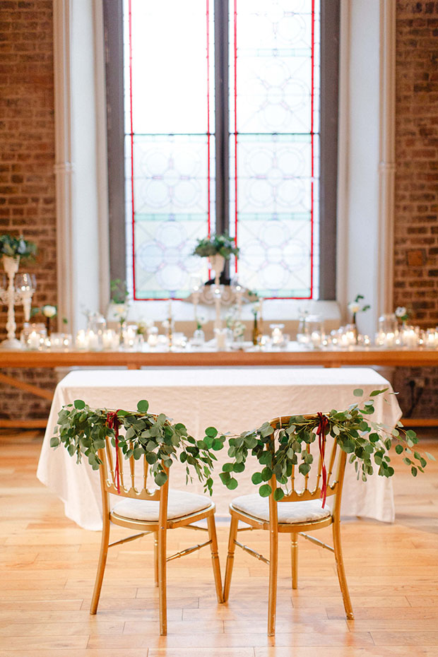 Beautiful Winter Wedding at Smock Alley Theatre, Styled by Sweet Pea and Violet and Captured by Peter Carvill Photography | see the rest of this wedding on onefabday.com