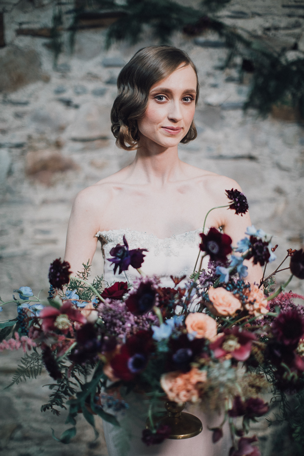 Beautiful floral wedding inspiration in the Irish countryside | see this beautiful shoot in full on onefabday.com