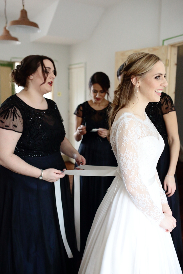 Beautiful Brixton East Winter Wedding by Dasha Caffrey | onefabday.com