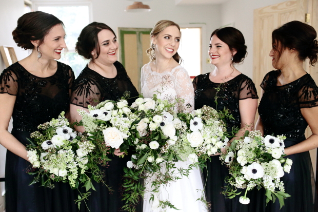 Beautiful Brixton East Winter Wedding by Dasha Caffrey | onefabday.com