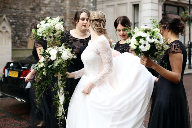 Beautiful Brixton East Winter Wedding by Dasha Caffrey | onefabday.com