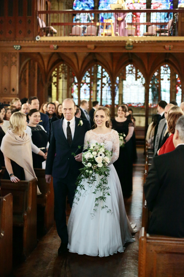 Beautiful Brixton East Winter Wedding by Dasha Caffrey | onefabday.com