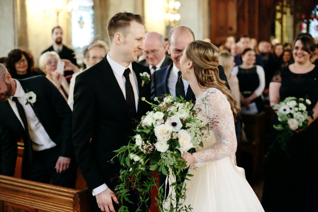 Beautiful Brixton East Winter Wedding by Dasha Caffrey | onefabday.com