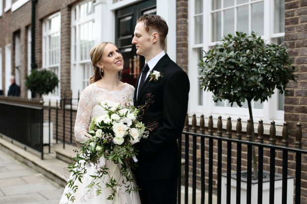 Beautiful Brixton East Winter Wedding by Dasha Caffrey | onefabday.com