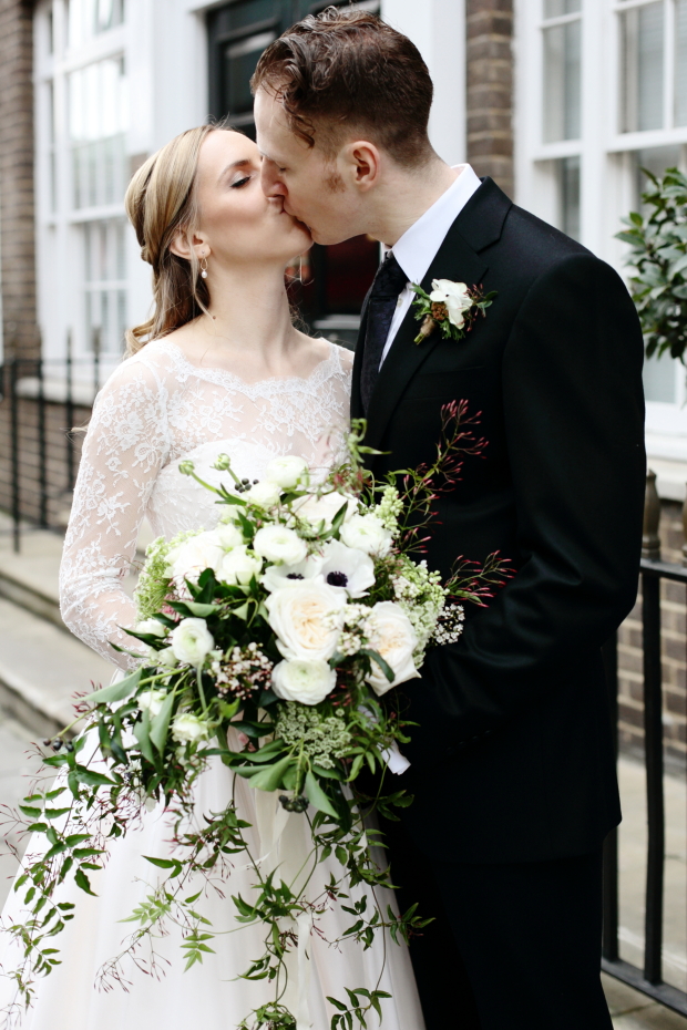 Beautiful Brixton East Winter Wedding by Dasha Caffrey | onefabday.com