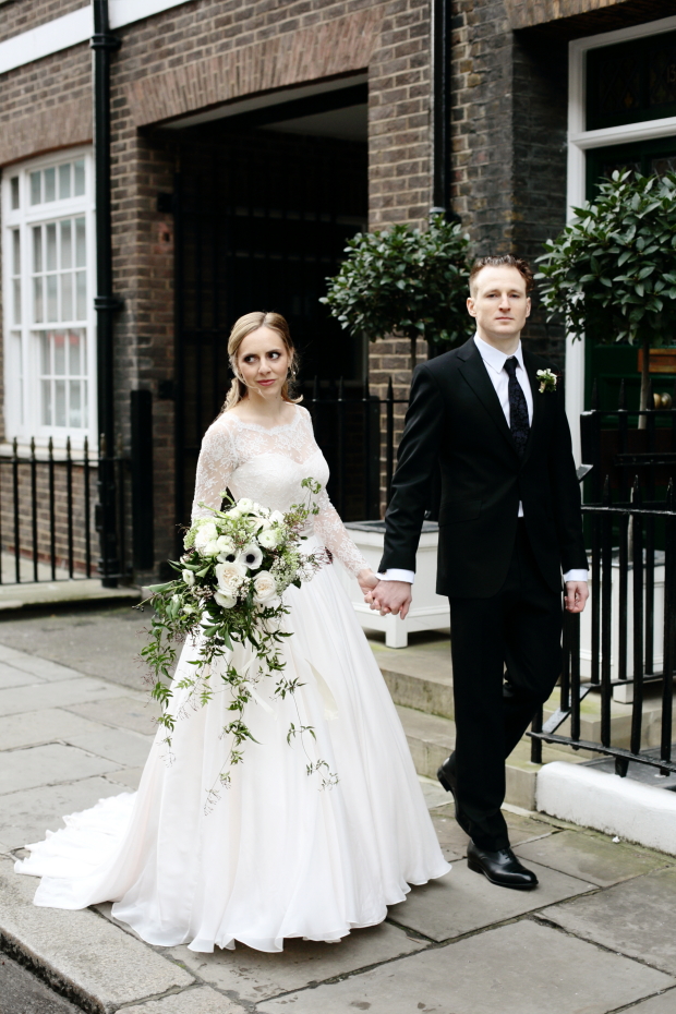 Beautiful Brixton East Winter Wedding by Dasha Caffrey | onefabday.com