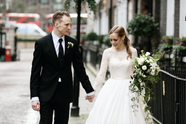 Beautiful Brixton East Winter Wedding by Dasha Caffrey | onefabday.com