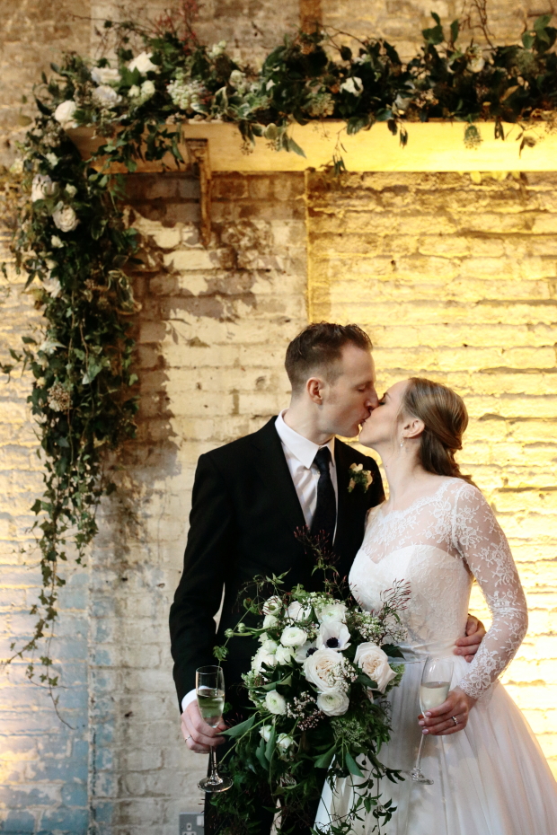 Beautiful Brixton East Winter Wedding by Dasha Caffrey | onefabday.com