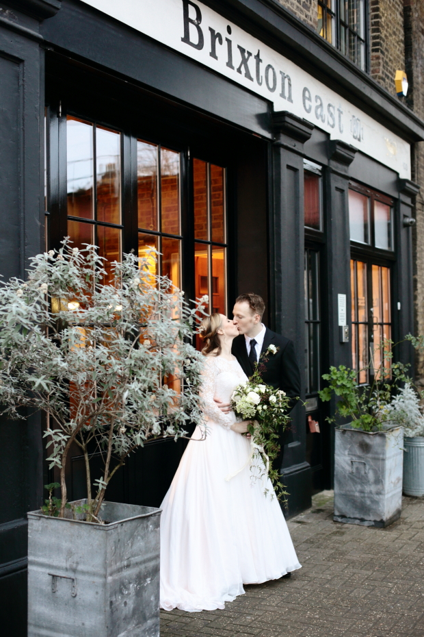 Beautiful Brixton East Winter Wedding by Dasha Caffrey | onefabday.com