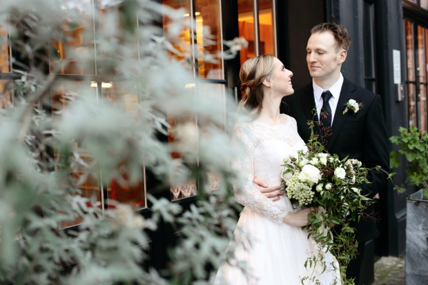 Beautiful Brixton East Winter Wedding by Dasha Caffrey | onefabday.com