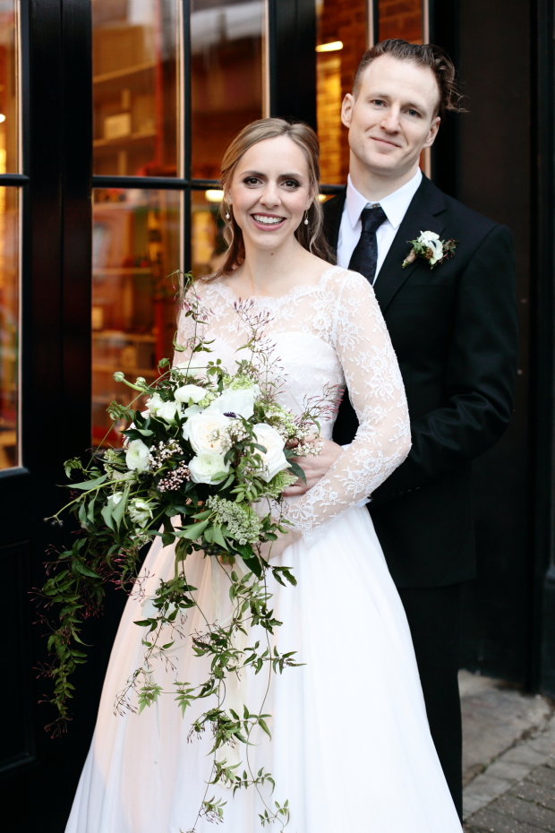 Beautiful Brixton East Winter Wedding by Dasha Caffrey | onefabday.com