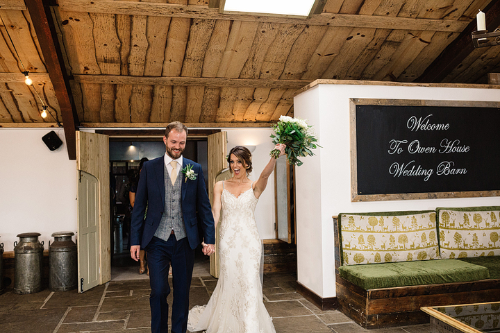 Gorgeous Owen House Barn Wedding Cheshire by Paul Joseph Photography // onefabday.com