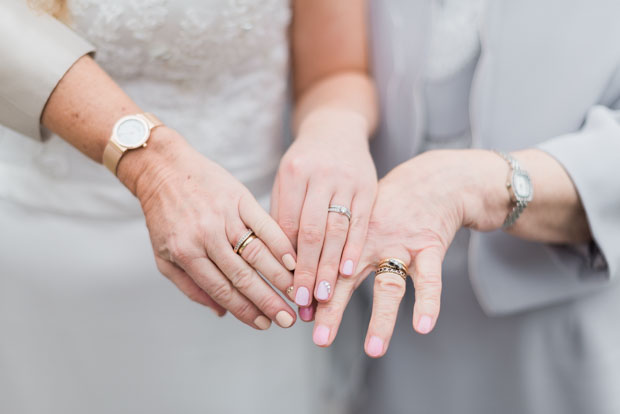 Pretty Rathsallagh House wedding by Studio Brown // see the wedding in full on onefabday.com