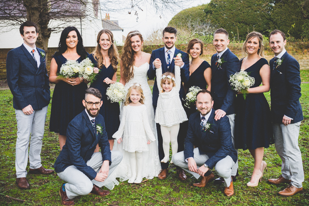 Beautiful Barn Wedding by Beard and Mane Photography // onefabday.com