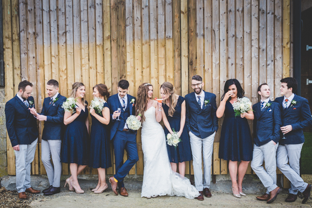 Beautiful Barn Wedding by Beard and Mane Photography // onefabday.com