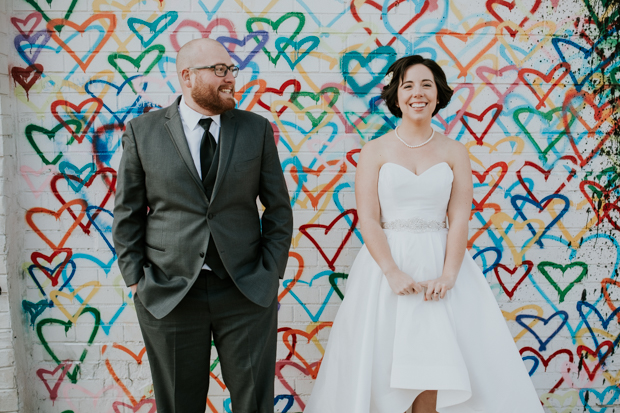 Colorful Warehouse Wedding by Lauren Louise Photography | onefabday-com.go-vip.net