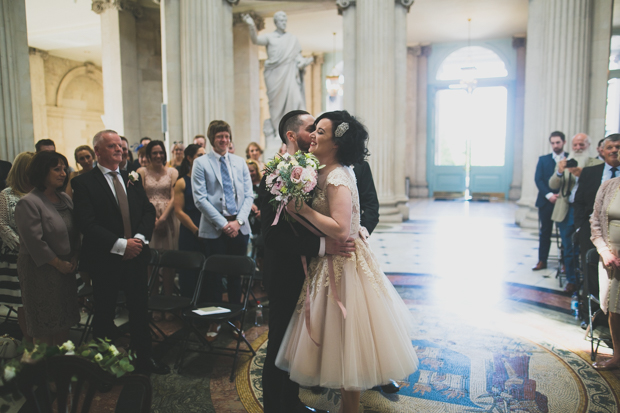 Pastel, Rock n Roll Dublin City Wedding by Wild Things Wed | onefabday.com