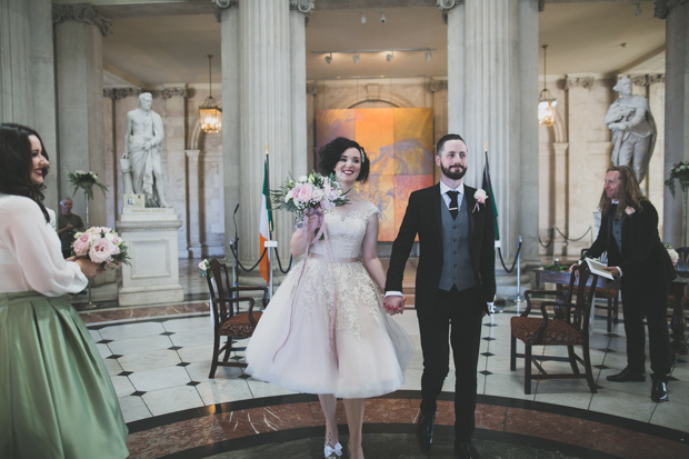 Pastel, Rock n Roll Dublin City Wedding by Wild Things Wed | onefabday.com