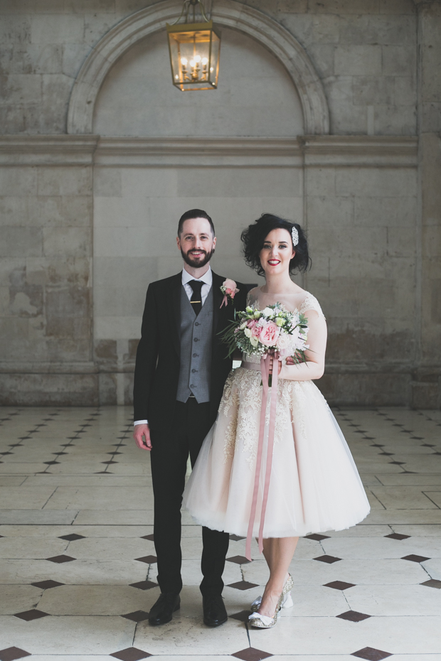 Pastel, Rock n Roll Dublin City Wedding by Wild Things Wed | onefabday.com