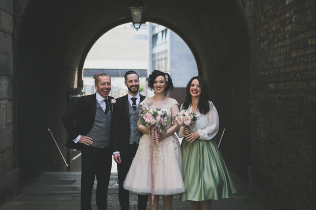 Pastel, Rock n Roll Dublin City Wedding by Wild Things Wed | onefabday.com