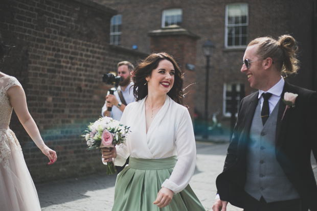 Pastel, Rock n Roll Dublin City Wedding by Wild Things Wed | onefabday.com