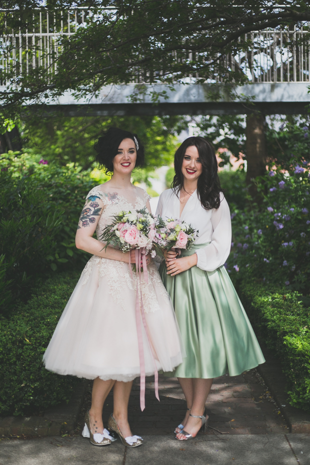 Pastel, Rock n Roll Dublin City Wedding by Wild Things Wed | onefabday.com