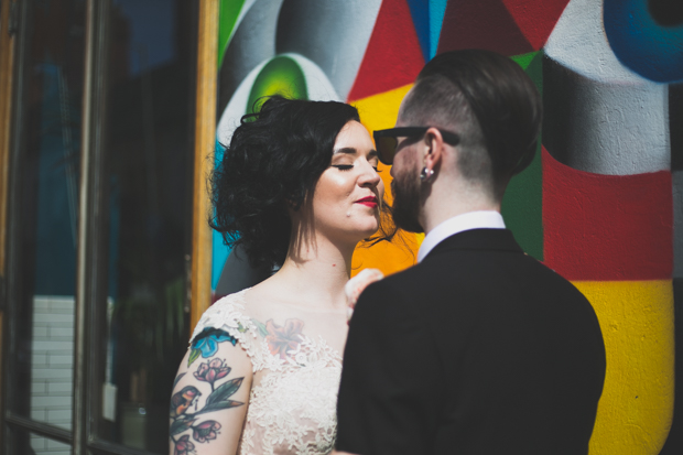 Pastel, Rock n Roll Dublin City Wedding by Wild Things Wed | onefabday.com