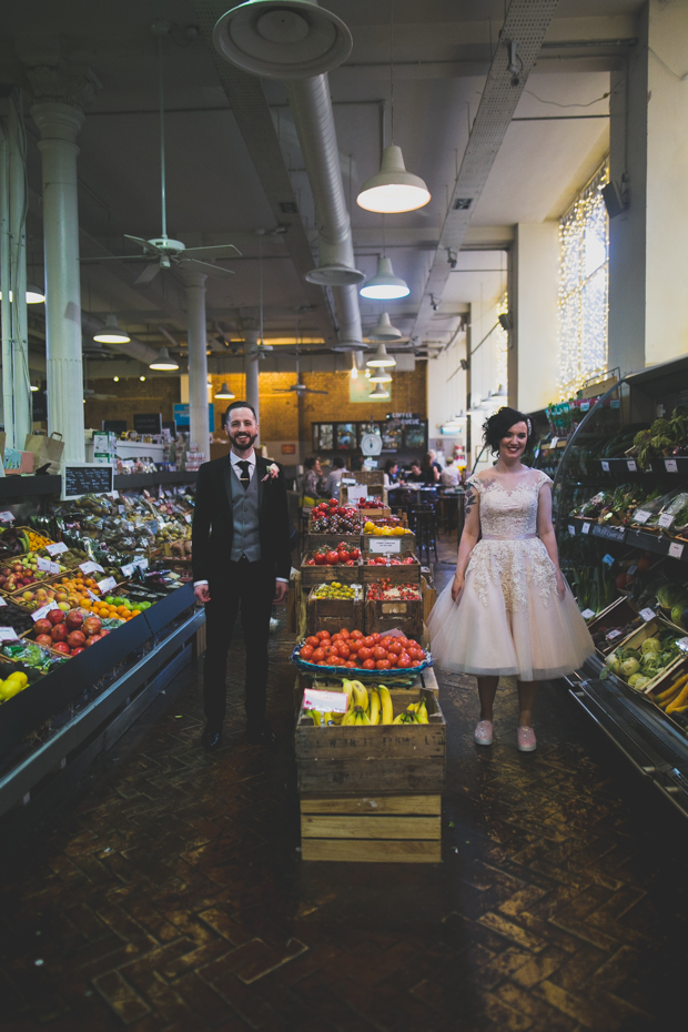 Pastel, Rock n Roll Dublin City Wedding by Wild Things Wed | onefabday.com