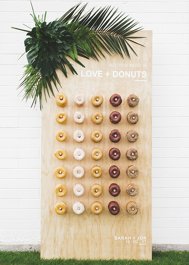 The hottest wedding trend! Inspiring Doughnut Walls to Make Your Mouth Water! see them all on onefabday.com