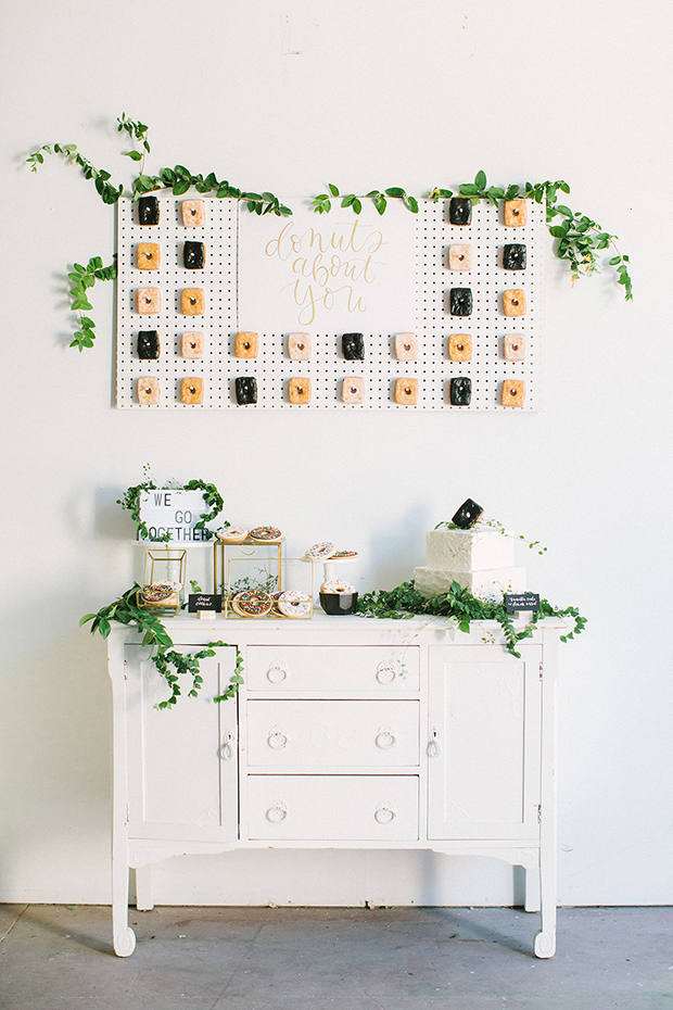 The hottest wedding trend! Inspiring Doughnut Walls to Make Your Mouth Water! see them all on onefabday.com