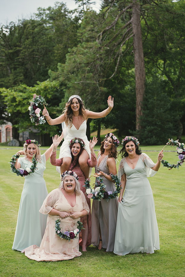 Boho Drumhalla House Wedding by Paula Gillespie | onefabday.com