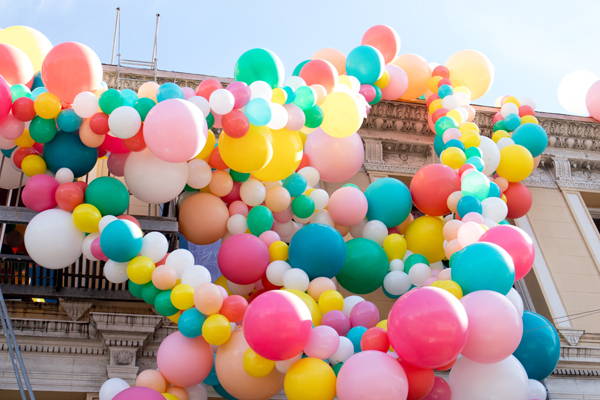 Epic Balloon Installations for Weddings and Celebrations // see them all on onefabday.com