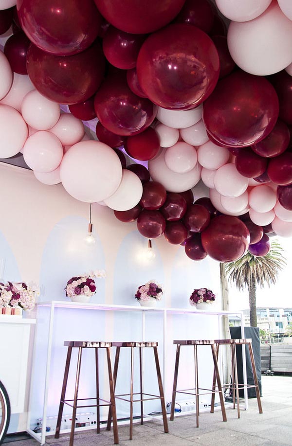 Epic Balloon Installations for Weddings and Celebrations // see them all on onefabday.com